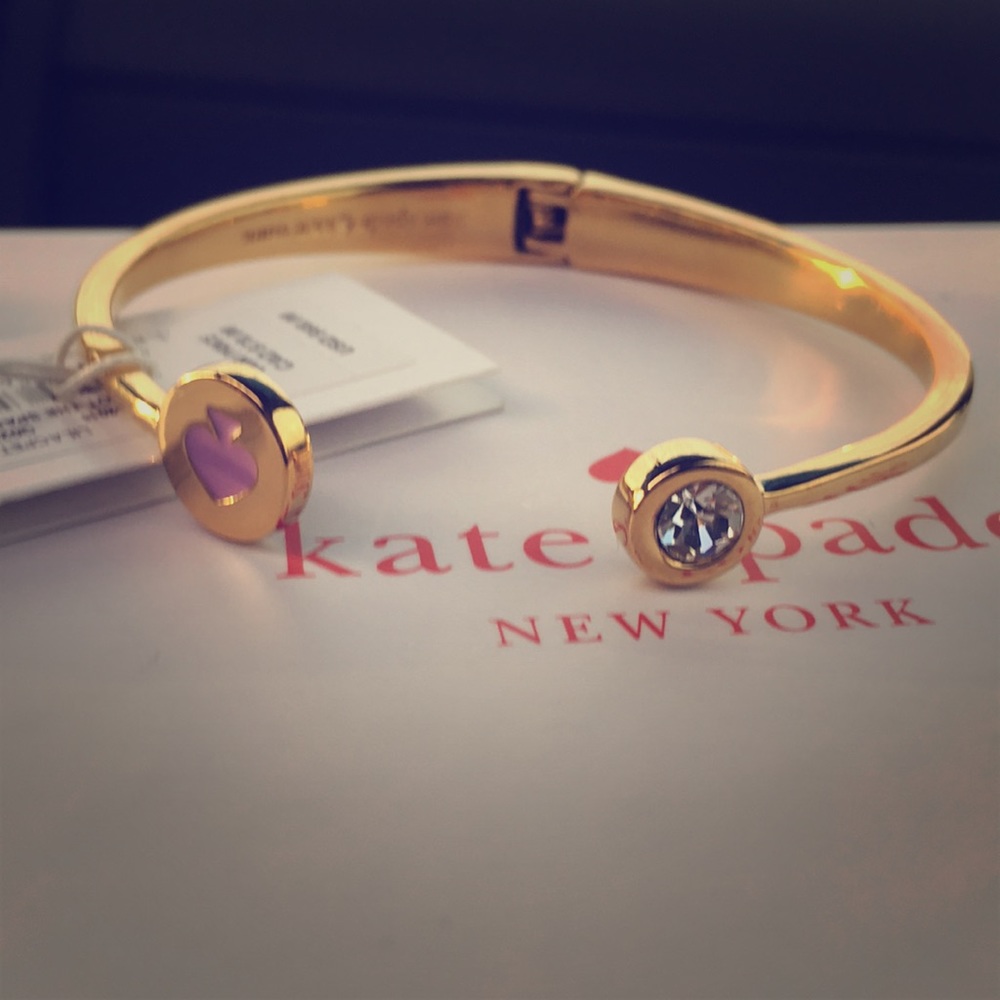 Authentic NWT Spot the Spade bangle